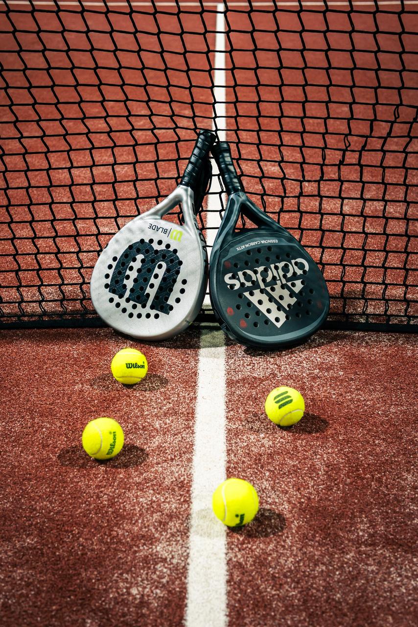 Players on the padel court